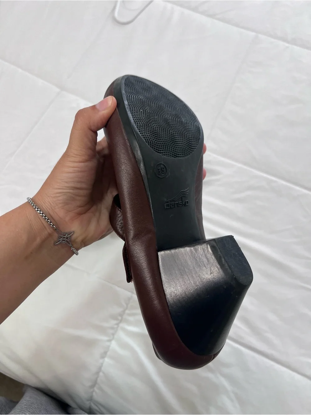 Dansko Mary Jane Comfort Pumps Leather vintage heels shoes size 39